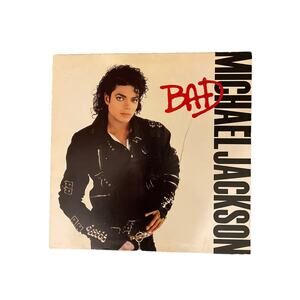 Michael Jackson Bad Vinyl Record LP Rock Pop 1987 80s